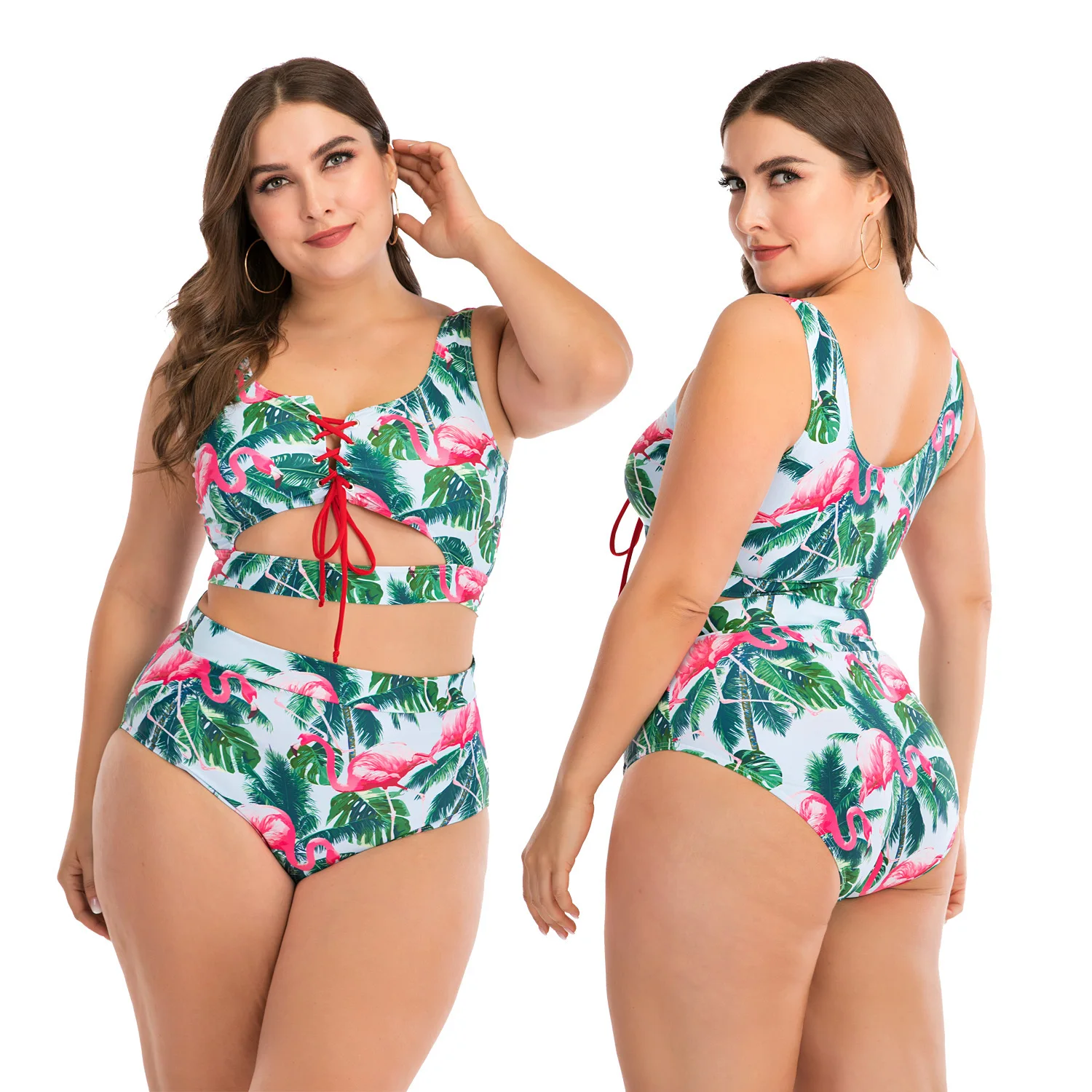L-4xl Plus Women's Sexy Bikini Swimsuit Fashion High Waist Slim Print Women's Bikini Swimsuit Girl
L-4xl Plus Women's Sexy Bikini Swimsuit Fashion High Waist Slim Print Women's Bikini Swimsuit Girl
