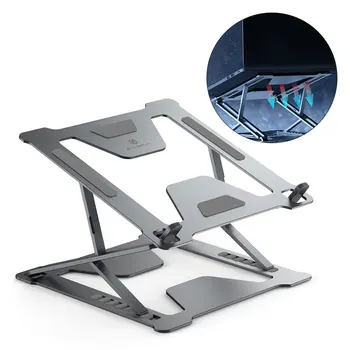 FoldableAluminum Laptop Stand Ergonomic Multi-angle Desk Notebook Stand Non-slip Heat-Vent for 10-17.3" Dell HP MacBook Stands 
FoldableAluminum Laptop Stand Ergonomic Multi-angle Desk Notebook Stand Non-slip Heat-Vent for 10-17.3" Dell HP MacBook Stands