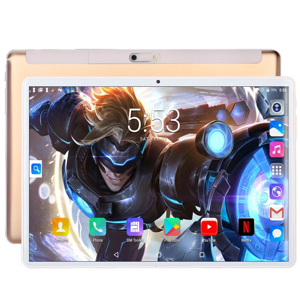 10 Inch Original Android 9.0 Octa Core 8GB+128GB WIFI SIM 3G Phone Call Sim Card 1280*800 2.5D IPS Screen Tablet
10 Inch Original Android 9.0 Octa Core 8GB+128GB WIFI SIM 3G Phone Call Sim Card 1280*800 2.5D IPS Screen Tablet
