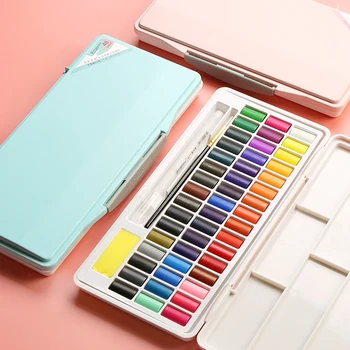 Macarons Watercolor Paint Solid Set 24/36/48 Color Powder Blue Boxed Beginner Packing Transparent Watercolor Art Supplies
Macarons Watercolor Paint Solid Set 24/36/48 Color Powder Blue Boxed Beginner Packing Transparent Watercolor Art Supplies
