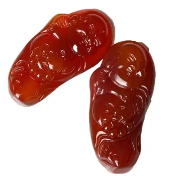 LETSFUN Fine Jewelry clin-kk Red AgateLucky Happy Carved Bat Maitreya Buddha Necklace Pendant Amulet Free Shipping 
LETSFUN Fine Jewelry clin-kk Red AgateLucky Happy Carved Bat Maitreya Buddha Necklace Pendant Amulet Free Shipping