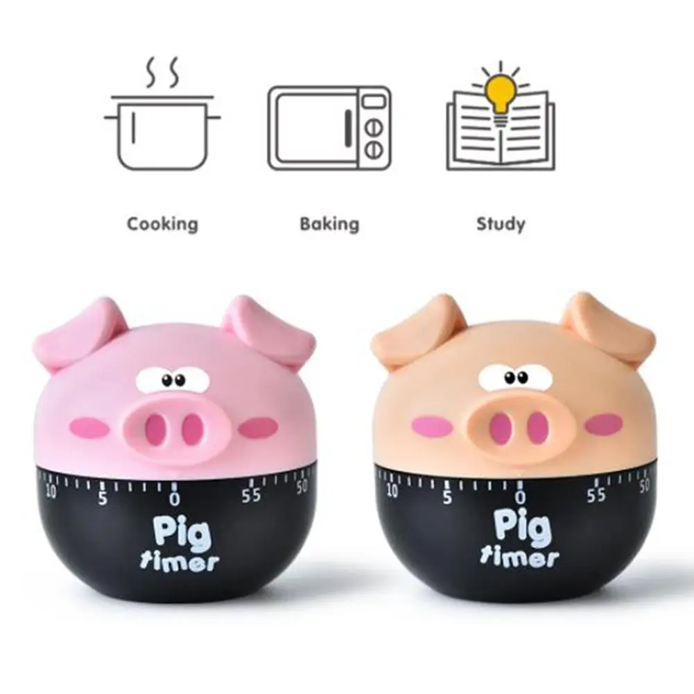 Cartoon Pig Shaped Kitchen Cooking Timer Countdown Machinery Dial Alarm Clock
Cartoon Pig Shaped Kitchen Cooking Timer Countdown Machinery Dial Alarm Clock