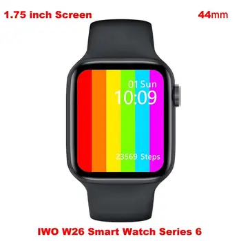 IWO W26 Smart Watch Series 6 1.75" Full Screen BT5.0 IP68 Waterproof ECG Monitoring Health Fitness Tracker PK K8 Smartwatch
IWO W26 Smart Watch Series 6 1.75" Full Screen BT5.0 IP68 Waterproof ECG Monitoring Health Fitness Tracker PK K8 Smartwatch