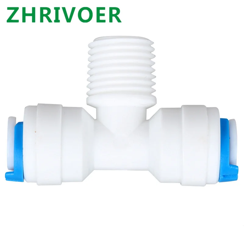 OD Hose To 1/4" BSP Male Thread RO Water Plastic Pipe Quick Connector Reverse Osmosis System Fitting T Shape Tee 1/4" 3/8"
OD Hose To 1/4" BSP Male Thread RO Water Plastic Pipe Quick Connector Reverse Osmosis System Fitting T Shape Tee 1/4" 3/8"