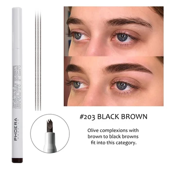 4 Color 4 Fork Tip Eyebrow Pen Eye Brow Tint Eyebrow Tattoo Pencil Waterproof Cosmetics Long Lasting Fashion Eye Makeup TSLM5
4 Color 4 Fork Tip Eyebrow Pen Eye Brow Tint Eyebrow Tattoo Pencil Waterproof Cosmetics Long Lasting Fashion Eye Makeup TSLM5