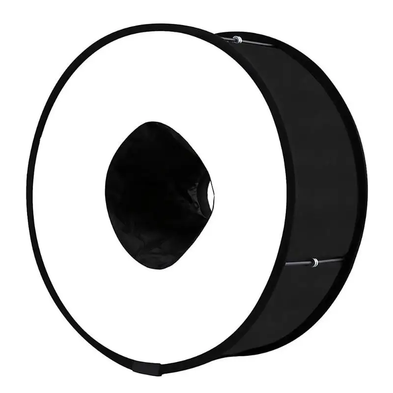PULUZ 45cm Ring Flash Light Softbox Photoflash Folding Speedlight Flash Light Diffuser Photography fill light for Photography
PULUZ 45cm Ring Flash Light Softbox Photoflash Folding Speedlight Flash Light Diffuser Photography fill light for Photography