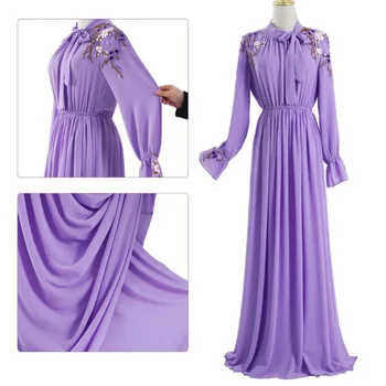 Purple Kaftan Abaya Dubai Muslim Gown Dress Robe Caftan Marocain Islamic Clothing Chiffon Bangladesh Long Hijab Evening Dress
Purple Kaftan Abaya Dubai Muslim Gown Dress Robe Caftan Marocain Islamic Clothing Chiffon Bangladesh Long Hijab Evening Dress