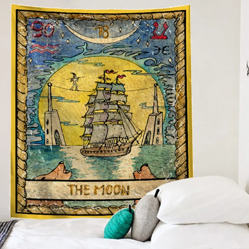 95*73cm Thickening Style Tarot Tablecloth Astrology Sofa Cover Tapestry Tarot Board Game Accessorie 22 Kinds Beautiful Pattern
95*73cm Thickening Style Tarot Tablecloth Astrology Sofa Cover Tapestry Tarot Board Game Accessorie 22 Kinds Beautiful Pattern