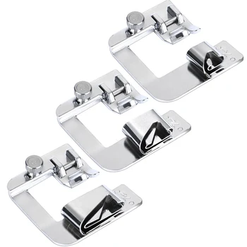 Sewing Machine Rolled Hem Pressure Foot + Tape Binding Presser Foot + 3inch Sewing Clip-on Measure Ruler 5pcs/set
Sewing Machine Rolled Hem Pressure Foot + Tape Binding Presser Foot + 3inch Sewing Clip-on Measure Ruler 5pcs/set