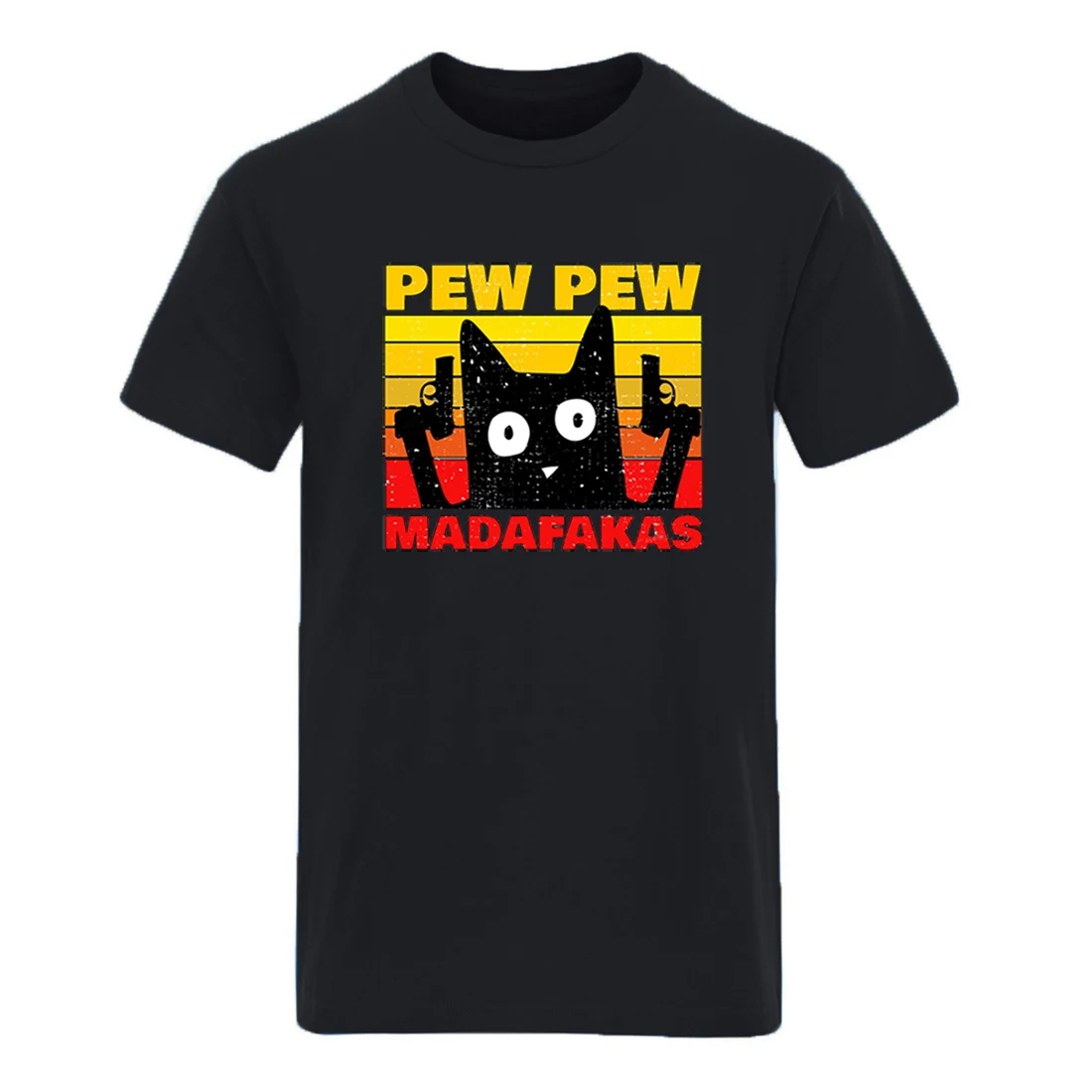 Pew Madafaka Cat Cotton Round Neck T-shirt For Man Streetwear High Quality Clothing Tops Male S-3XL Casual 2020 Ropa De Hombre
Pew Madafaka Cat Cotton Round Neck T-shirt For Man Streetwear High Quality Clothing Tops Male S-3XL Casual 2020 Ropa De Hombre
