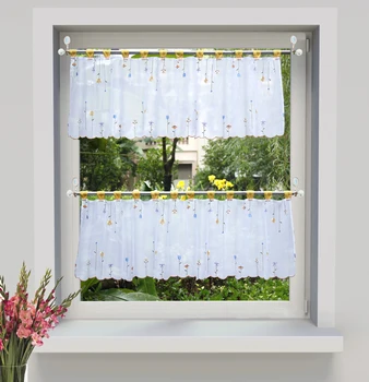 Short Coffee Kitchen Curtains Width Can Be Customized Curtains for Living Room Flat Window Woven Floral Decoration 
Short Coffee Kitchen Curtains Width Can Be Customized Curtains for Living Room Flat Window Woven Floral Decoration
