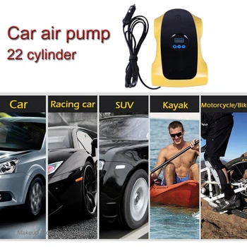 22 Cylinder Car Air Pump 12V Car Inflatable Pump Portable Automobile Tire Fast Inflator Auto Charging & Stopping Car Repair Tool 
22 Cylinder Car Air Pump 12V Car Inflatable Pump Portable Automobile Tire Fast Inflator Auto Charging & Stopping Car Repair Tool