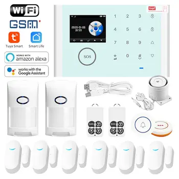 Wireless WIFI Alarm System With Detetor Door Window Sensor Remote Controler Doorbell Button Home Theater Sound System Siren Horn
Wireless WIFI Alarm System With Detetor Door Window Sensor Remote Controler Doorbell Button Home Theater Sound System Siren Horn