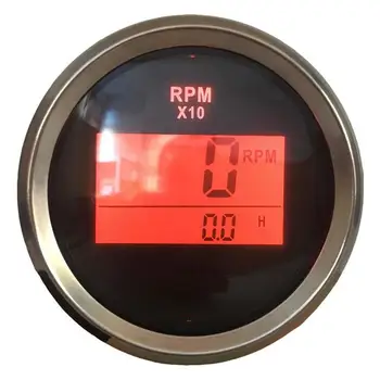 0-9900RPM Digital Tachometers 52mm Black Speed Counters Waterproof Revolution Meters with Red Backlight and Hourmeter 9-32v
0-9900RPM Digital Tachometers 52mm Black Speed Counters Waterproof Revolution Meters with Red Backlight and Hourmeter 9-32v