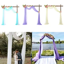 Wedding Party Chiffon Curtain Arch Drape Fabric Draping Curtain Drapery Ceremony Photo Background Home Party Decor
Wedding Party Chiffon Curtain Arch Drape Fabric Draping Curtain Drapery Ceremony Photo Background Home Party Decor