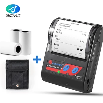 GOOJPRT Wireless Mini 58mm Bluetooth Printer Portable Thermal Receipt Printer Mobile Phone Android iOS PC Pocket Bill Impresoras
GOOJPRT Wireless Mini 58mm Bluetooth Printer Portable Thermal Receipt Printer Mobile Phone Android iOS PC Pocket Bill Impresoras