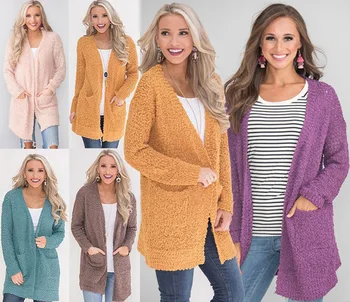 Hot Sale 2020 nian Autumn and Winter Fashion Cardigan Pockets Long Sleeve Ladies Blouse Plush Coat 100151
Hot Sale 2020 nian Autumn and Winter Fashion Cardigan Pockets Long Sleeve Ladies Blouse Plush Coat 100151