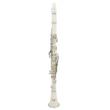 SLADE Clarinet ABS 17 Key bB Flat Soprano Binocular Clarinet with Cork Grease Cleaning Cloth Gloves 10 Reeds Screwdriver Reed Ca
SLADE Clarinet ABS 17 Key bB Flat Soprano Binocular Clarinet with Cork Grease Cleaning Cloth Gloves 10 Reeds Screwdriver Reed Ca