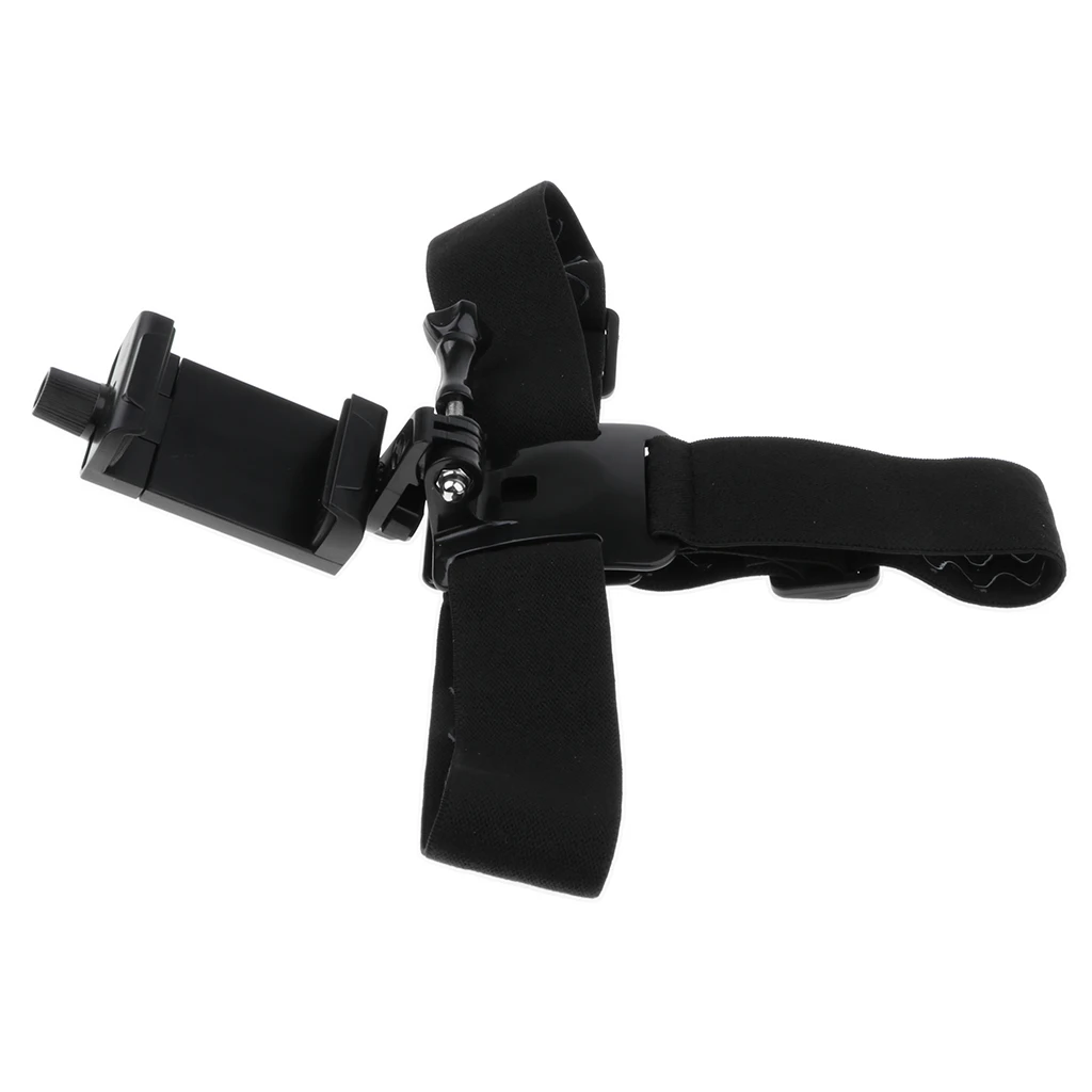 Adjustable Phone Clip Holder Mobile Phone Head Mount Harness Strap Holder for iPhone for Xiaomi for Huawei for Samsung