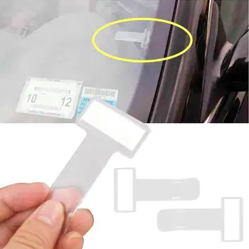 5pcs Car Vehicle Parking Ticket Permit Holder Clip Sticker Windscreen Window Fastener Stickers Hook Kit For Car Accessories
5pcs Car Vehicle Parking Ticket Permit Holder Clip Sticker Windscreen Window Fastener Stickers Hook Kit For Car Accessories