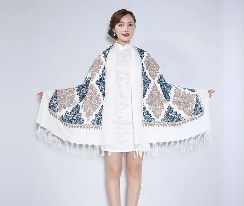 Oversize Women Embroidery Scarf Wrap Autumn Winter New Cashmere Pashmina Thickening Travel Edging Scarf Shawl Warm And Soft
Oversize Women Embroidery Scarf Wrap Autumn Winter New Cashmere Pashmina Thickening Travel Edging Scarf Shawl Warm And Soft