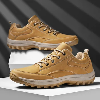 New Leather Outdoor Sports Hiking Shoes Men Waterproof Fishing Anti-skid Working Climbing Trekking Shoes Male Hunting Boots 2020
New Leather Outdoor Sports Hiking Shoes Men Waterproof Fishing Anti-skid Working Climbing Trekking Shoes Male Hunting Boots 2020