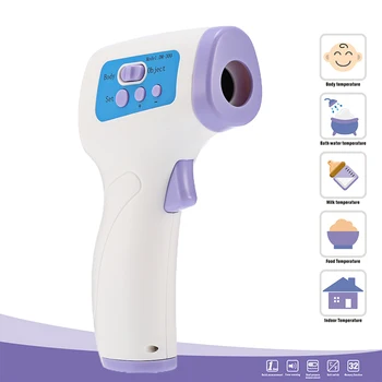 Infrared Forehead Body Thermometer Baby Adult Digital Thermometer Gun Non-contact Body Temperature Measurement Meter
Infrared Forehead Body Thermometer Baby Adult Digital Thermometer Gun Non-contact Body Temperature Measurement Meter