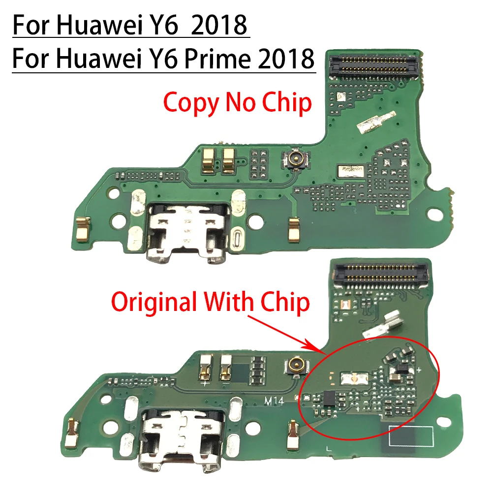 Разъем для зарядки Huawei Y6 Prime 2018 /Y6 /Honor 7A USB разъем плата док станции ремонтные