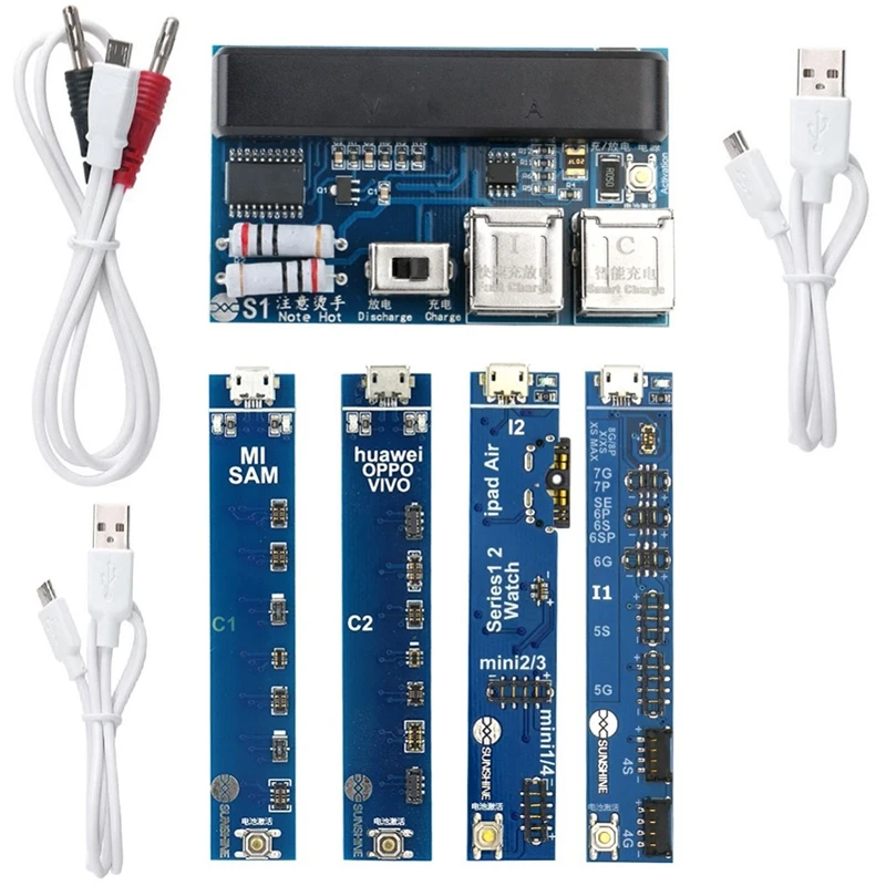 SS-909 Universal Phone Battery Fast Charging and Activation Board for iPhone Samsung for China Smartphone Repair Tool Set
SS-909 Universal Phone Battery Fast Charging and Activation Board for iPhone Samsung for China Smartphone Repair Tool Set