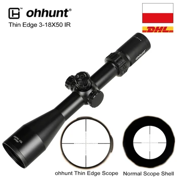 ohhunt Thin Edge 3-18X50 SF Hunting Riflescopes Side Parallax Mil Dot Glass Etched Reticle Turrets Lock Reset Shooting Scope
ohhunt Thin Edge 3-18X50 SF Hunting Riflescopes Side Parallax Mil Dot Glass Etched Reticle Turrets Lock Reset Shooting Scope