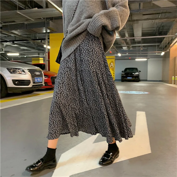 Autumn And Winter New Style Korean-style Loose-Fit Versatile Slimming Floral-Print WOMEN'S Skirt
Autumn And Winter New Style Korean-style Loose-Fit Versatile Slimming Floral-Print WOMEN'S Skirt