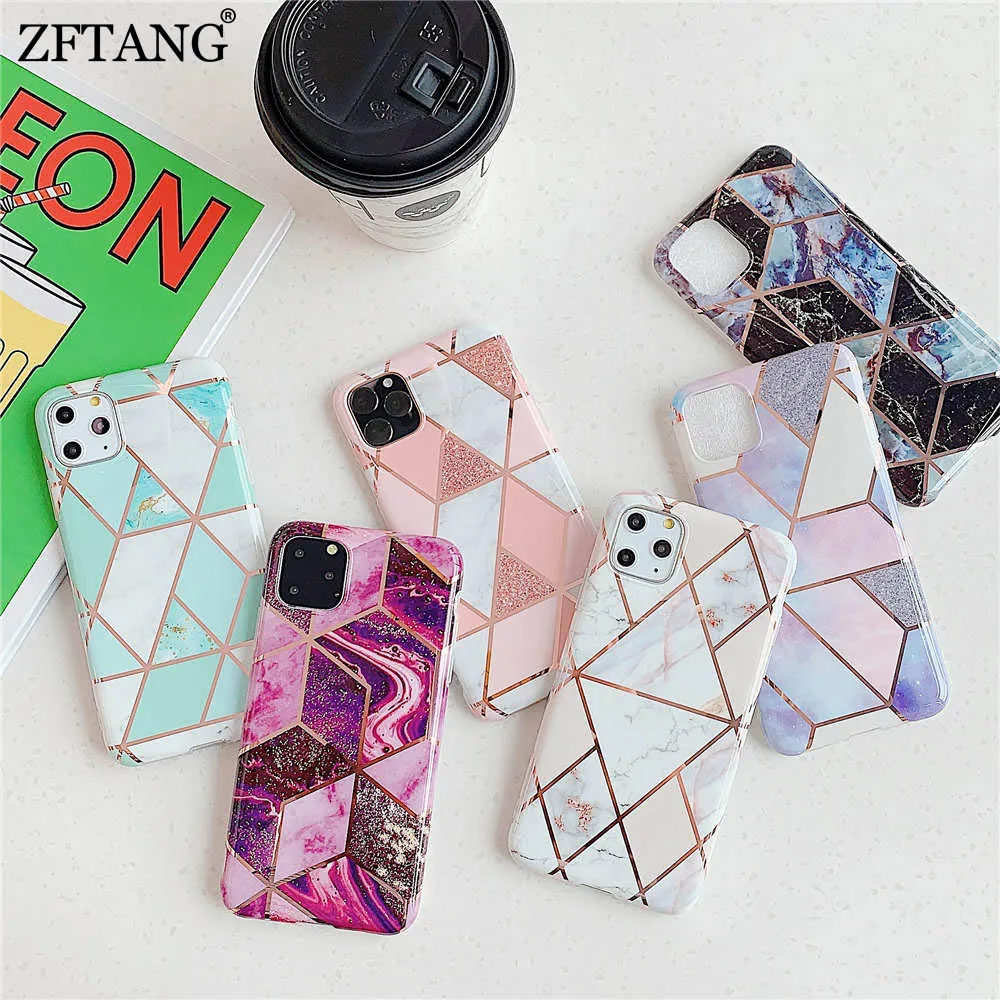 Plating Geometric Marble Silicone Phone Case For iphone 11 Pro MAX 8 7 6 6S Plus XR X XS Max Case Cover Soft TPU Back Shell
Plating Geometric Marble Silicone Phone Case For iphone 11 Pro MAX 8 7 6 6S Plus XR X XS Max Case Cover Soft TPU Back Shell