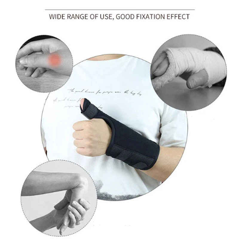 Adjustable Wrist Thumb Hand Splint Support Brace Stabiliser Arthritis Glove Thumbs Wrist Protector Left/Right Hand Training 1pc
Adjustable Wrist Thumb Hand Splint Support Brace Stabiliser Arthritis Glove Thumbs Wrist Protector Left/Right Hand Training 1pc
