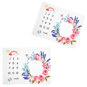 1PC Baby Blanket Milestone Monthly Soft Flower Pattern Photography Backdrop for Newborns Infant
1PC Baby Blanket Milestone Monthly Soft Flower Pattern Photography Backdrop for Newborns Infant