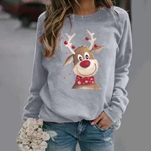 Autumn Winter 2021 New Women's Christmas Printed Sweatshirt Long Sleeve Pullover
Autumn Winter 2021 New Women's Christmas Printed Sweatshirt Long Sleeve Pullover