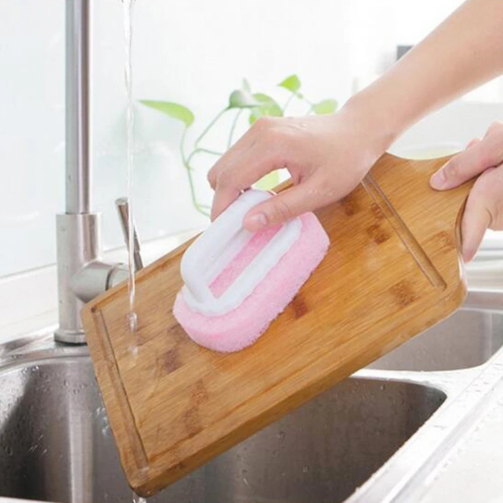 

Strong Decontamination Bathtub Toilet Brush Kitchen Sink Brush Wall Tiles Sponge Brush Magic Sponge Eraser Glass Cleaning Tools