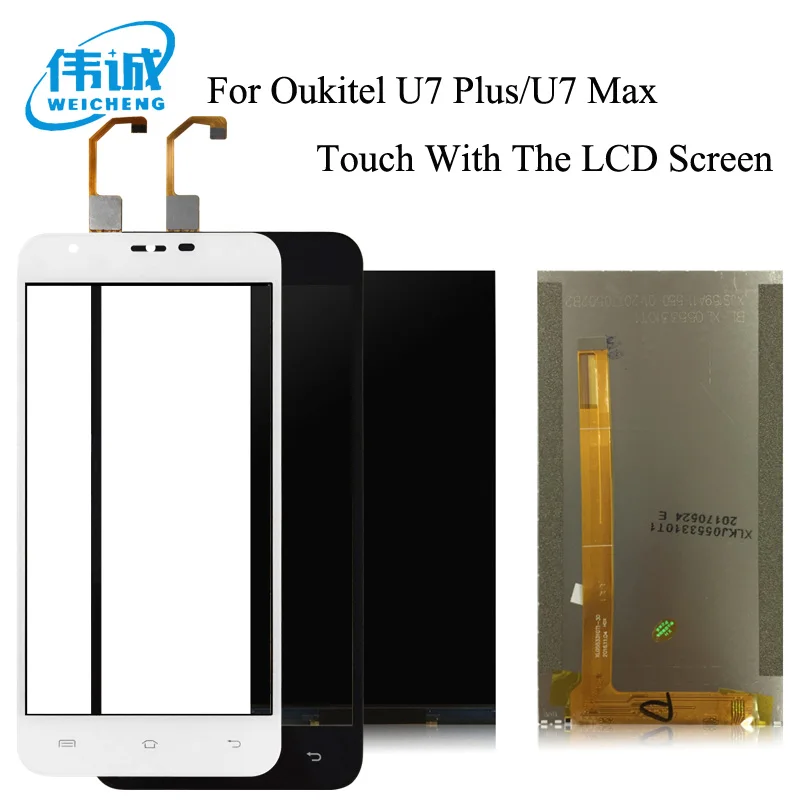 WEICHENG For Oukitel U7 Plus LCD Display+Touch Screen Digitizer For U7 Plus fit Android 7.0 LCD Glass Panel Sensor Lens+Tools
WEICHENG For Oukitel U7 Plus LCD Display+Touch Screen Digitizer For U7 Plus fit Android 7.0 LCD Glass Panel Sensor Lens+Tools