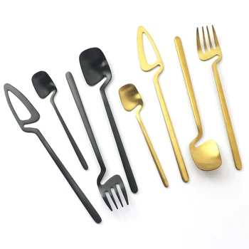 4Pcs/Set Gold Cutlery Set Knife Fork Coffee Ice Cream Spoons Dinnerware Set Stainless Steel Tableware Set Baby Kids Flatware Set
4Pcs/Set Gold Cutlery Set Knife Fork Coffee Ice Cream Spoons Dinnerware Set Stainless Steel Tableware Set Baby Kids Flatware Set