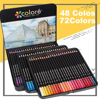 NEW ARRIVAL 48/72 Colors Colored Pencil Wood Graffiti Iron Box Fill Pen Advanced Colored Lead Painting Sketch School Supplies
NEW ARRIVAL 48/72 Colors Colored Pencil Wood Graffiti Iron Box Fill Pen Advanced Colored Lead Painting Sketch School Supplies