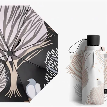 Ultra-light 5 Folding Umbrella Rain Woman Forest Series Sun Anti-UV Parasol Sunshade Dual Use Mini Umbrella Female Paraguas Gift
Ultra-light 5 Folding Umbrella Rain Woman Forest Series Sun Anti-UV Parasol Sunshade Dual Use Mini Umbrella Female Paraguas Gift