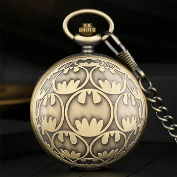 Batman Theme Quartz Pocket Watch for Men 3D Retro Bronze Bat Shape Fob Watches for Boys Best Gift Drop Shipping 
Batman Theme Quartz Pocket Watch for Men 3D Retro Bronze Bat Shape Fob Watches for Boys Best Gift Drop Shipping