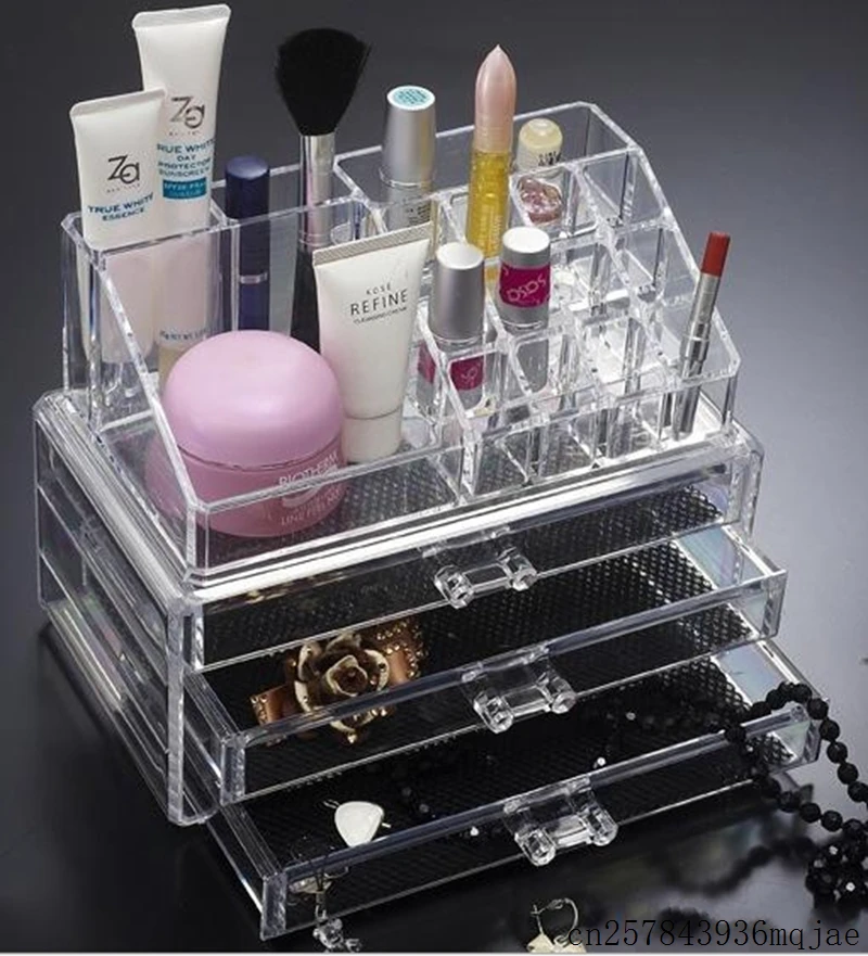 

Makeup Organizer Storage Boxes Makeup Storage Drawers Acrylic Make up Organizer Cosmetic Organizer for Girl Woman