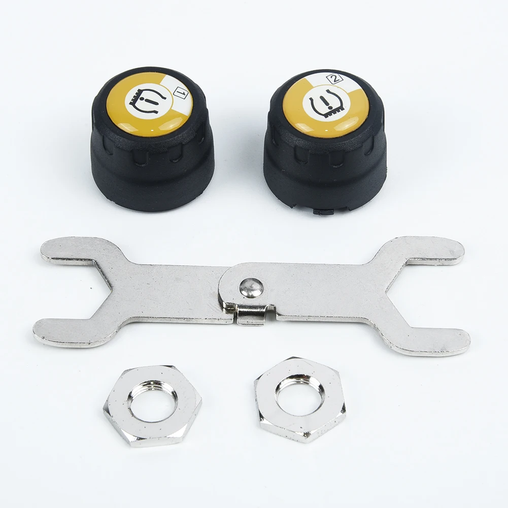 2pcs Motorcycle External Tire Pressure Monitoring System TPMS Wireless Bluetooth 4.0 tire pressure temperature
2pcs Motorcycle External Tire Pressure Monitoring System TPMS Wireless Bluetooth 4.0 tire pressure temperature