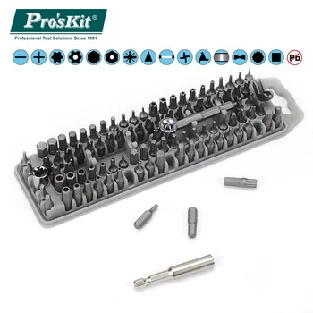Pros'Kit 100pcs Assorted Power Bits SD-2310 All in One Set Screwdriver Exchange Bits for DIY Ratchet Tool Steel Bits
Pros'Kit 100pcs Assorted Power Bits SD-2310 All in One Set Screwdriver Exchange Bits for DIY Ratchet Tool Steel Bits