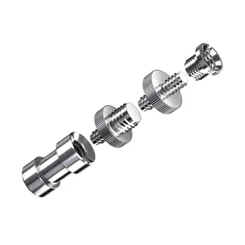 1Set 1/4\" 3/8\" Metal Screw Kits Tripod Mount Convert Adapter Flash Light Stand K1AB
1Set 1/4\" 3/8\" Metal Screw Kits Tripod Mount Convert Adapter Flash Light Stand K1AB