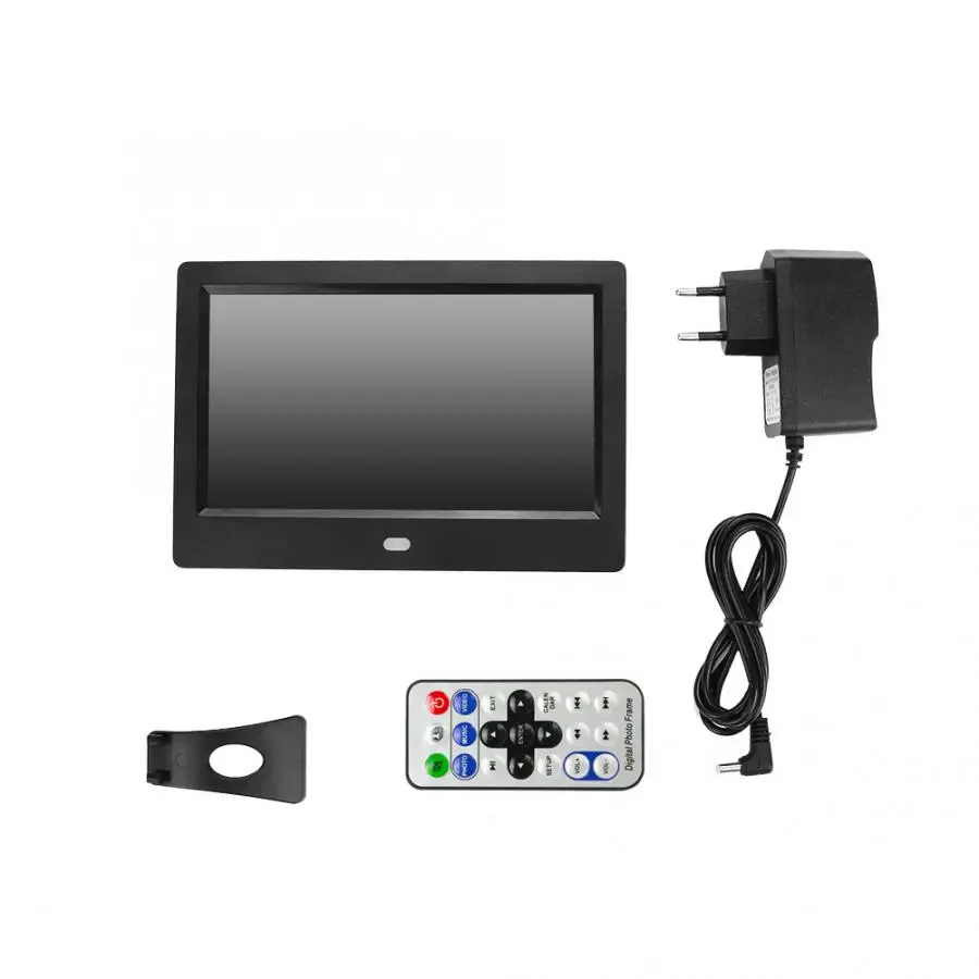 Фото Цифровая рамка для фото будильник ЖК светодиодный экран 7 дюймов MP3/4 | Digital Photo Frame (4000498974942)