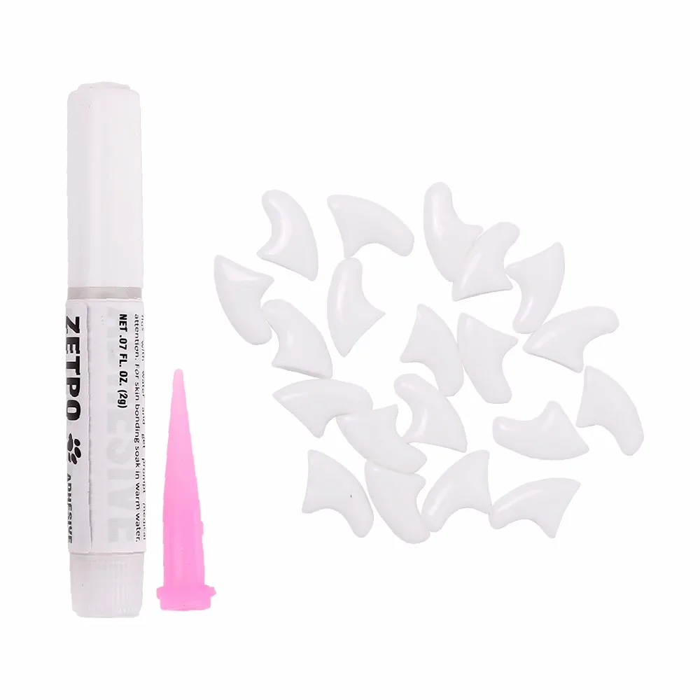 20Pcs/bag Soft Cat Nail Caps Silicone Paw Claw Pet Nails Protector Cover + Glue And Applictor Protection Pet Grooming Supplies
20Pcs/bag Soft Cat Nail Caps Silicone Paw Claw Pet Nails Protector Cover + Glue And Applictor Protection Pet Grooming Supplies