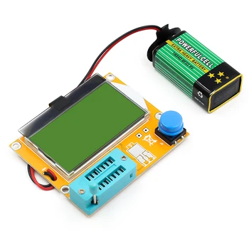 Mega328 M328 LCR-T4 12846 LCD Digital Transistor Tester Meter Backlight Diode Triode Capacitance ESR Meter diy electronic
Mega328 M328 LCR-T4 12846 LCD Digital Transistor Tester Meter Backlight Diode Triode Capacitance ESR Meter diy electronic