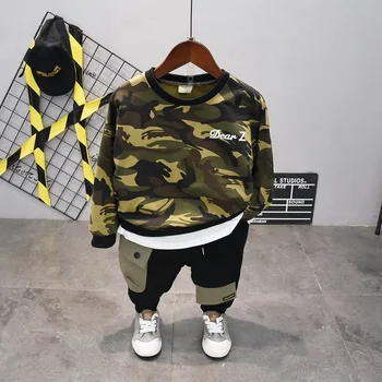 Boys Clothes Autumn Kids Baby Camouflage lettered T-shirt and pants Boy Outfit Sport Suit Children Clothing Set 2 3 4 5 6 7Y
Boys Clothes Autumn Kids Baby Camouflage lettered T-shirt and pants Boy Outfit Sport Suit Children Clothing Set 2 3 4 5 6 7Y