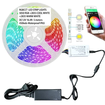 Smart ZigBee Controller with 12V RGBCCT LED Strip Lights Works with Hue Bridge,Lightify Hub and Amazon Echo Plus for APP
Smart ZigBee Controller with 12V RGBCCT LED Strip Lights Works with Hue Bridge,Lightify Hub and Amazon Echo Plus for APP